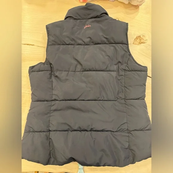 EUC Joules padded women’s navy and fuchsia pink vest. US size 8. - Picture 5 of 7